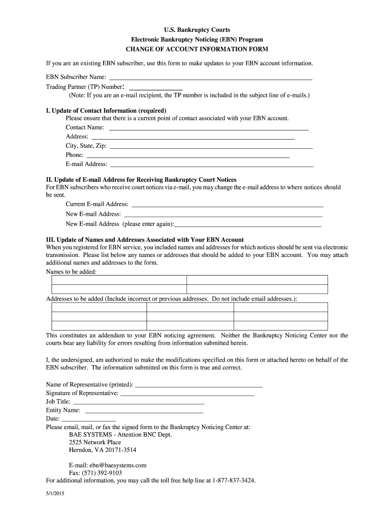  Download PDF Form  Electronic Bankruptcy Noticing  Ebn Uscourts 2015-2024