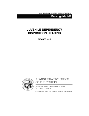 Cjer Dependency Benchguides 102  Form