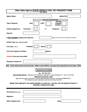 Fuel Request Form