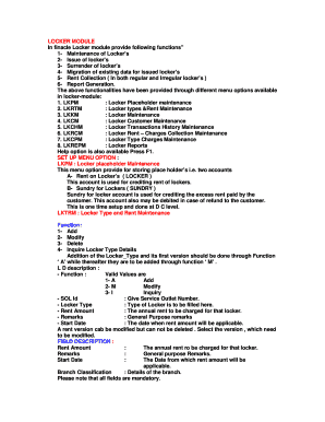 Finacle 7 Menu PDF  Form