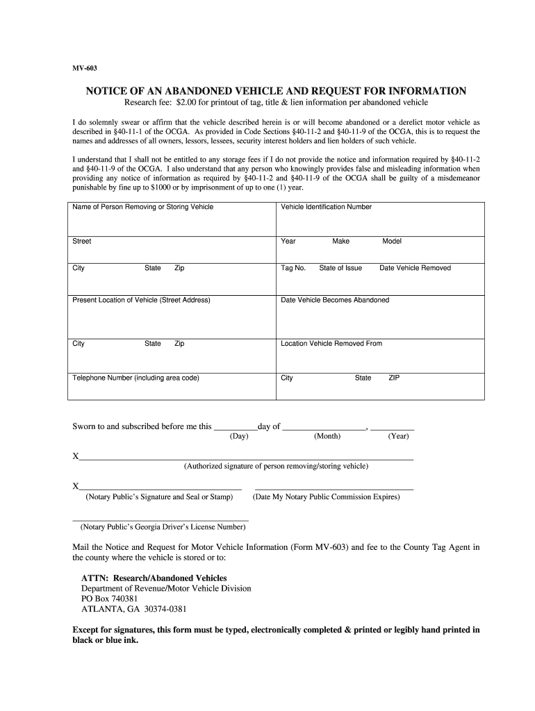 Mv603  Form