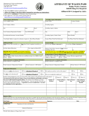  Affidavit Forms with 2805 Highlights Washington State Department Des Wa 2011