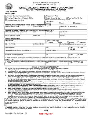 Get and Sign Bmv4809 2014-2022 Form