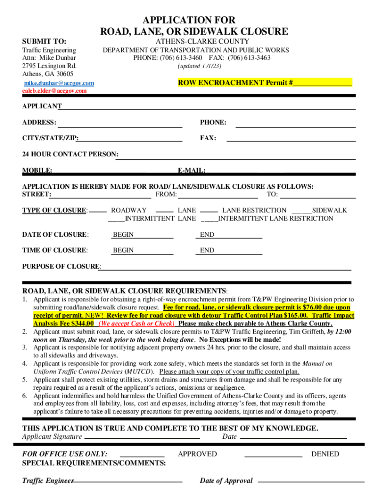 Staff DirectoryTraffic Engineering  Form