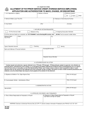 Printable Ds Form