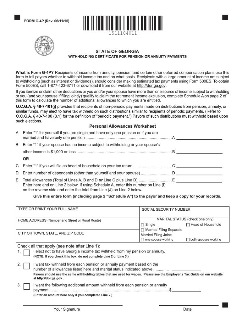  G 4p  Form 2015