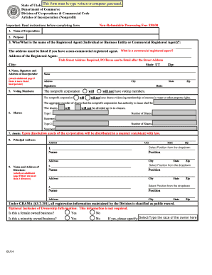 Form SS 4418 Utah Division of Corporations Utah Gov Corporations Utah