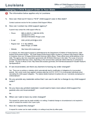 Child Support Application PDF  Form