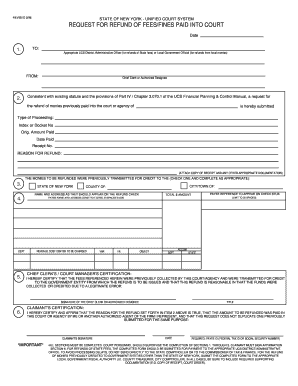 Request Refund Court  Form