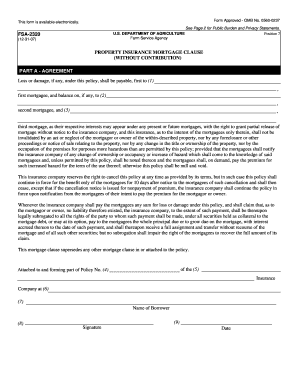 Fsa 2320 Example  Form