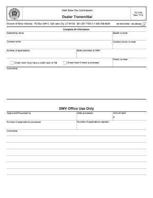 Tax Commission  Form