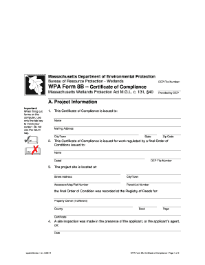  Wpa Form 8b 2009