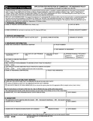 VA Form 29 380 Vba Va