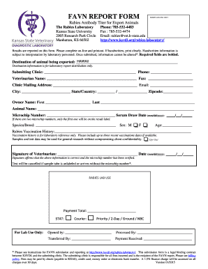 Favn Report Form