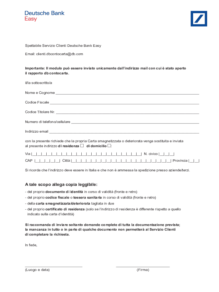 Settable Servillo Client Deutsche Bank Easy Email 2021-2025