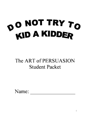 Persuasion Packet Aurora City School District  Form
