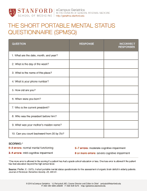 Nursing Stress Scale Questionnaire PDF  Form