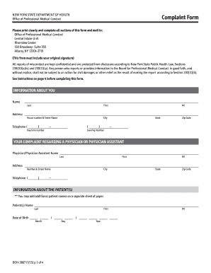 Doh Form 3867