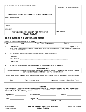  Application Order Transfer 2008-2024