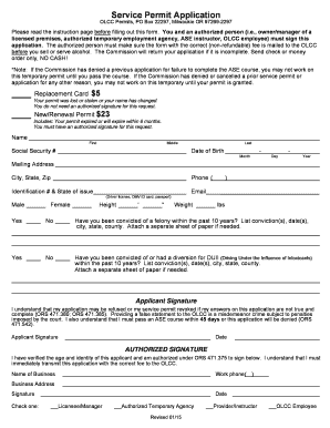 OLCC Permits, PO Box 22297, Milwaukie or 97269 2297 Oregon  Form