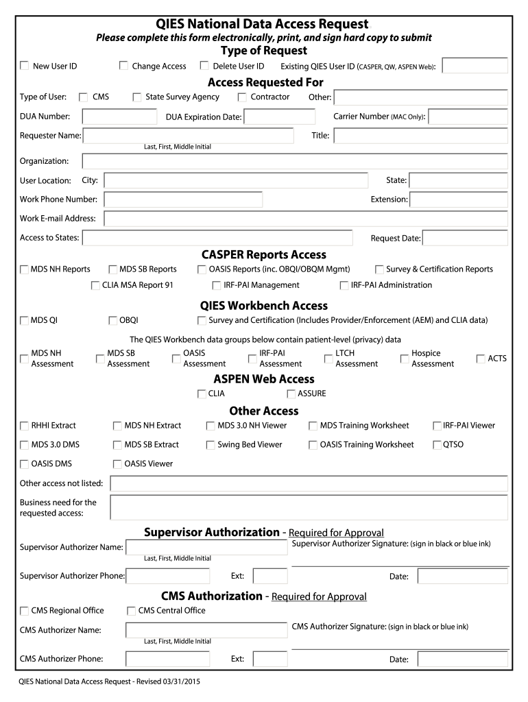  Qies Access Request 2015-2024