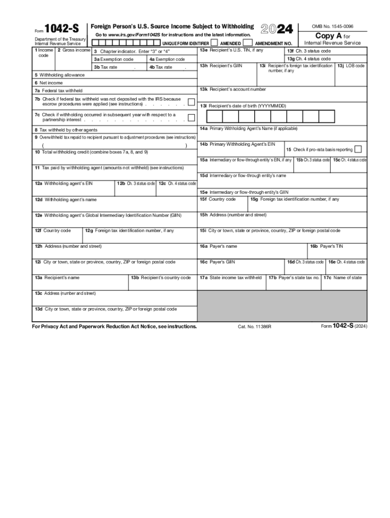  Federal Income Tax Withholding and Reporting on Other 2024