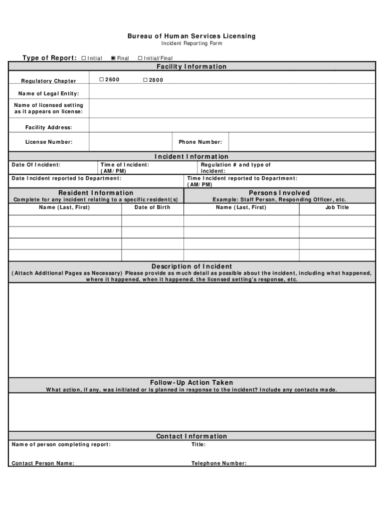  Office of Administration Bureau of Human Services 2016-2024