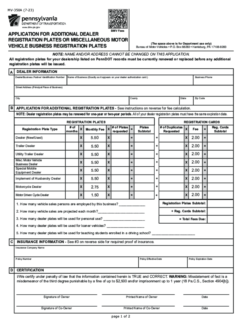  Buying &amp;amp; Selling BMV Titles 2023-2024