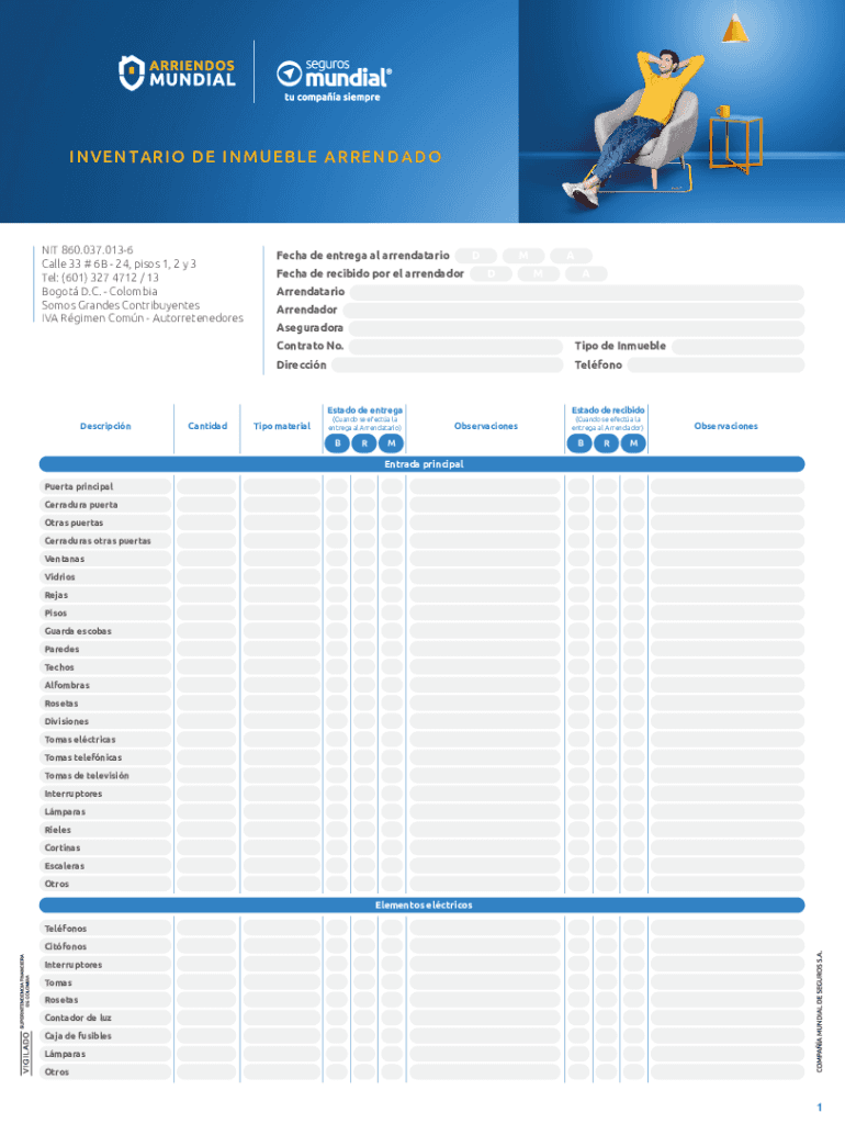  Formulario De Solicitud De Seguro De ARRIENDAMIENTO 2023-2024