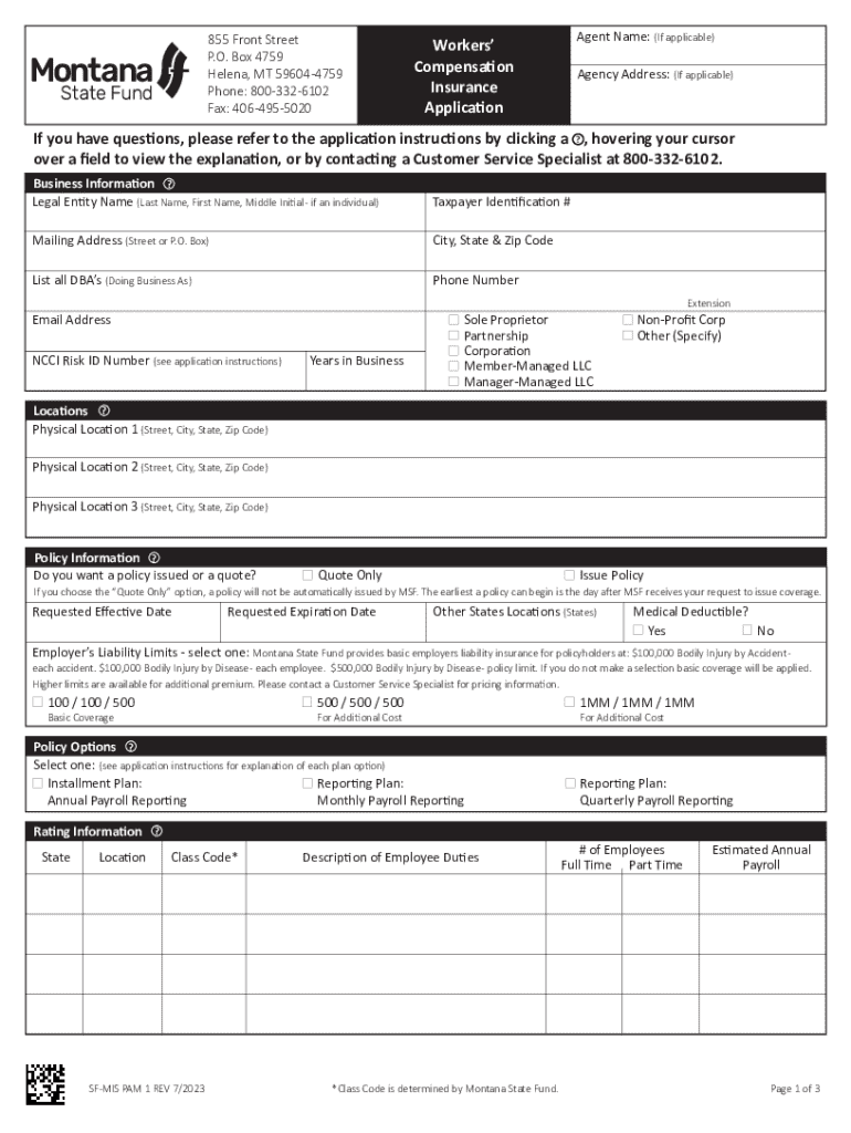  Montana Workers&#039; Compensation Claims Process 2023-2024