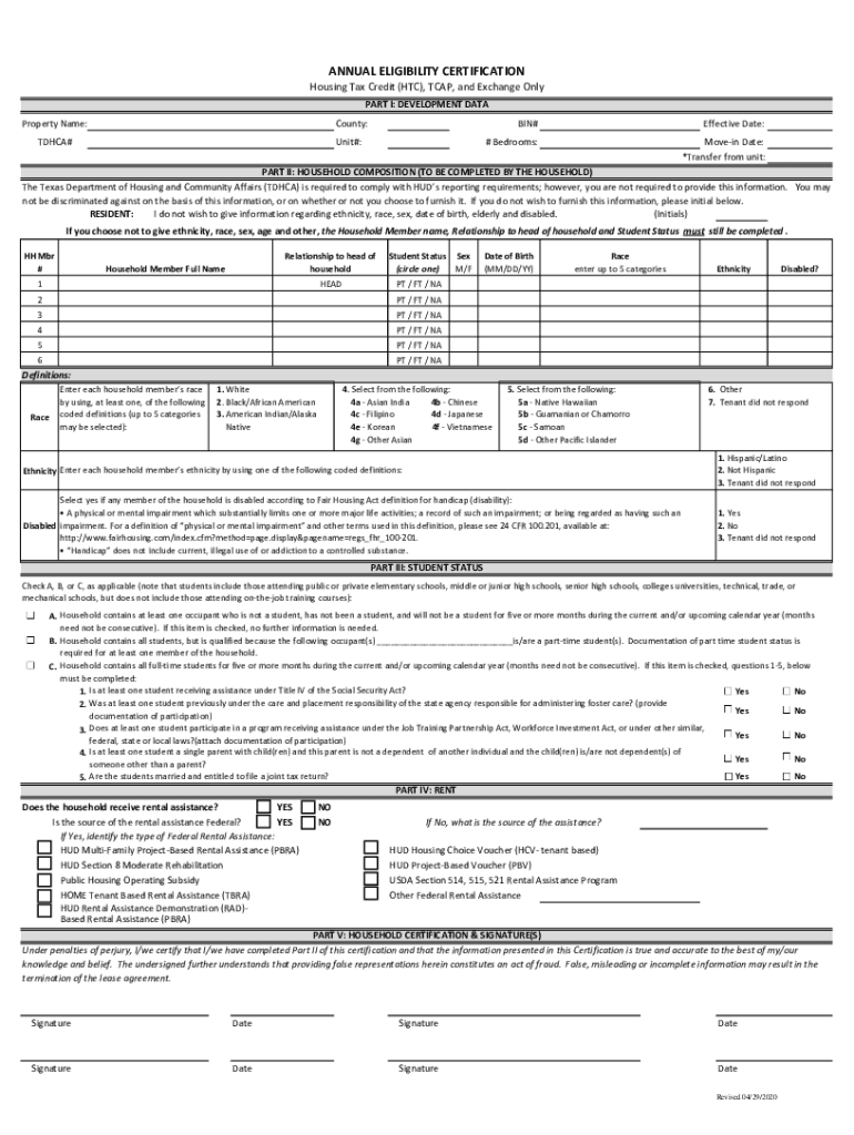  Housing Tax Credit Basics FAQs 2020-2024