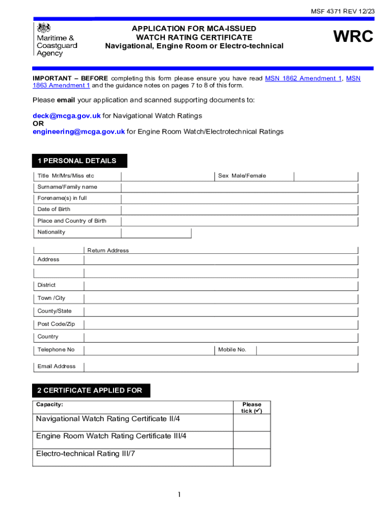  Guidance on How to Apply for a Watch Rating Certificate 2023-2024