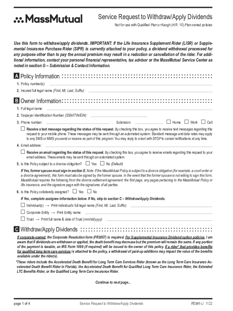  Request to Withdraw Dividends 2023-2024