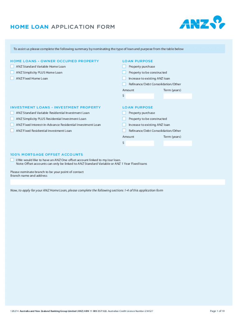  Fillable Online Home Loan Application Form PDF 412kB 2023-2024