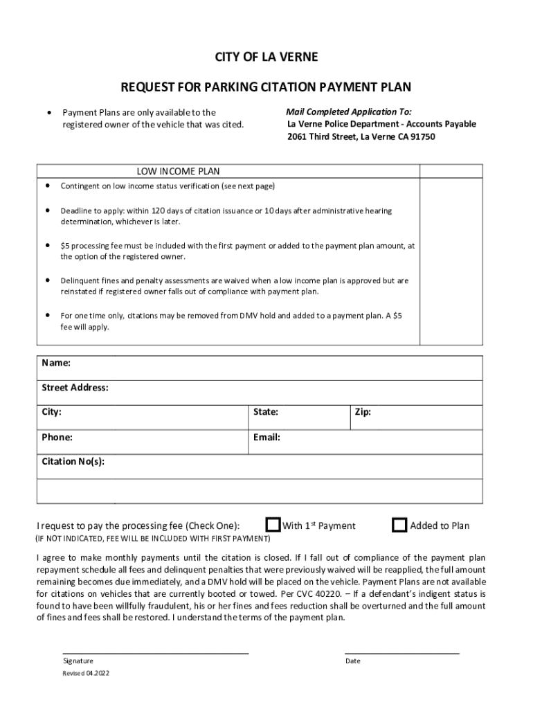  Vehicle Parking Statement of Policy 2022-2024