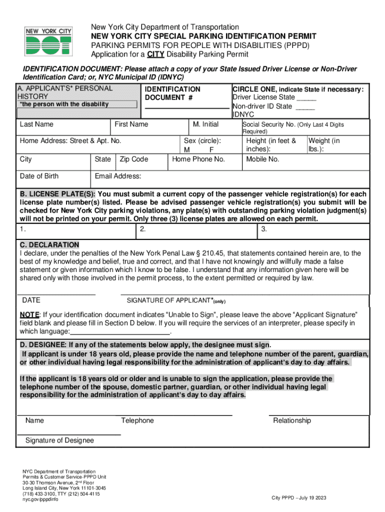 Instructions to Apply for Nys Special Vehicle Identification  Form