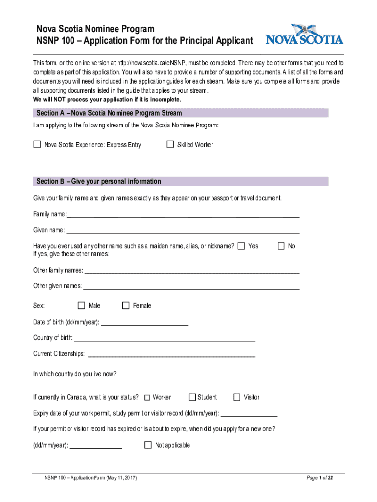 Nsnp Forms Fill Out and Sign Printable PDF Template