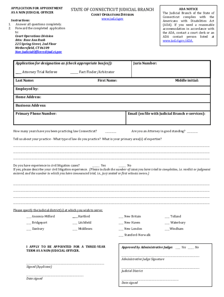  STATE of CONNECTICUT JUDICIAL BRANCH CT Gov 2022-2024