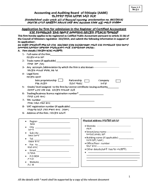 Accounting and Auditing Board of Ethiopia Home Page  Form