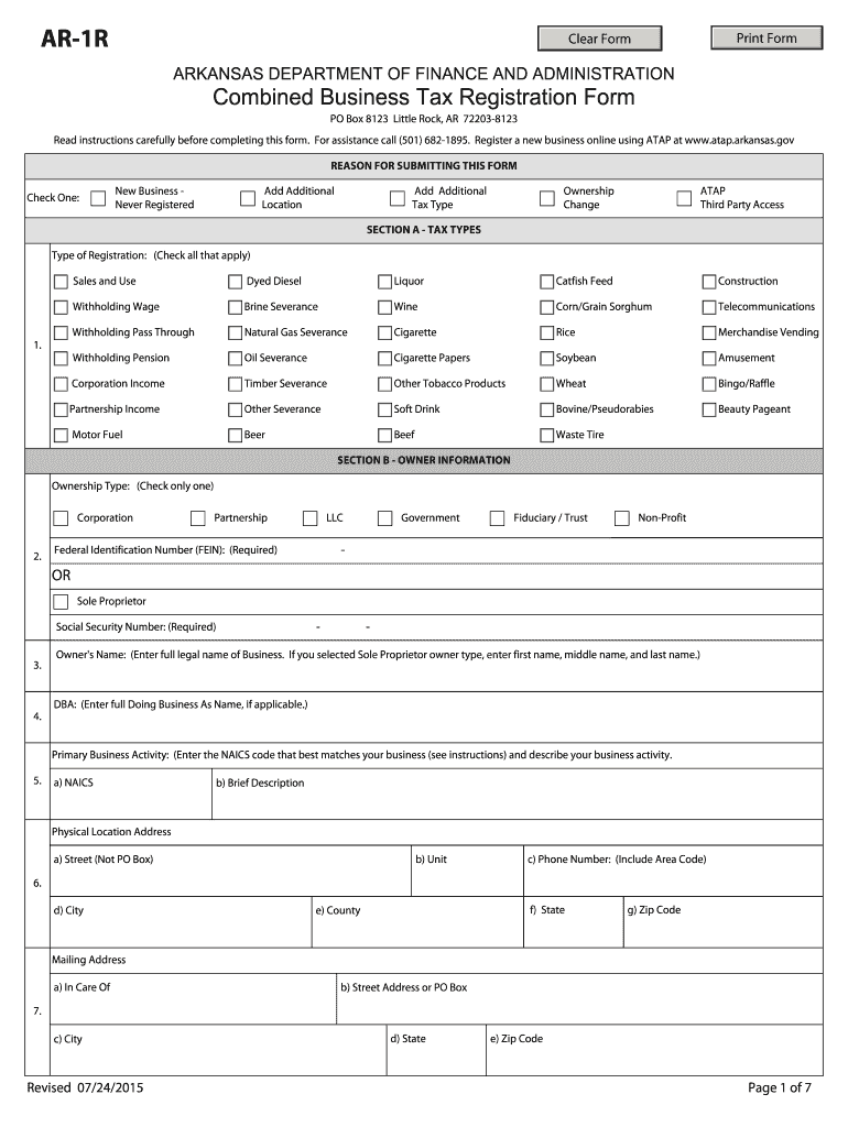  Ar Form 2015-2024