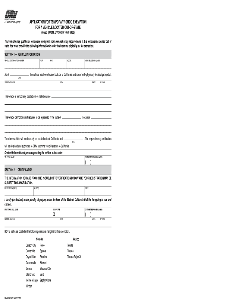 Reg 5103  Form