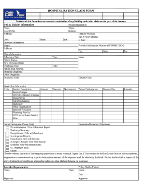 East West Preauth Form