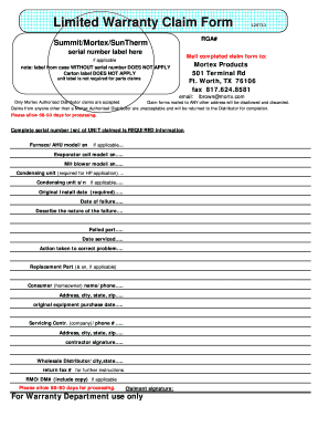 Mortex Coil Registration  Form