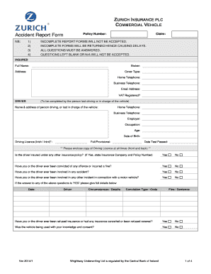 Zurich Form