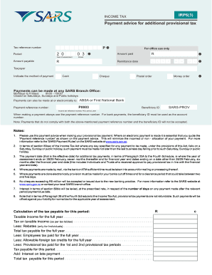 Irp6 Form Download PDF