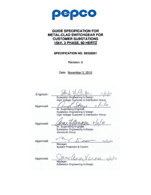 Pepco Segs051  Form