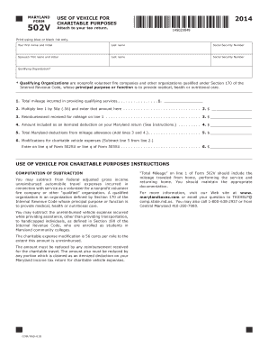 502V Maryland Tax Forms and Instructions Msfa