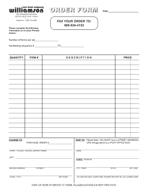 Williamson Law Book  Form