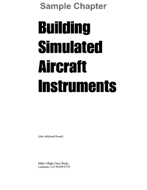 Building Simulated Aircraft Instrumentation PDF  Form