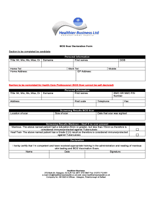 JRRA Healthier Business BCG Scar Declaration Form 1208 DOC Jenniereeves Co